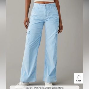 American Eagle Baggy Wide leg Corduroy Pants